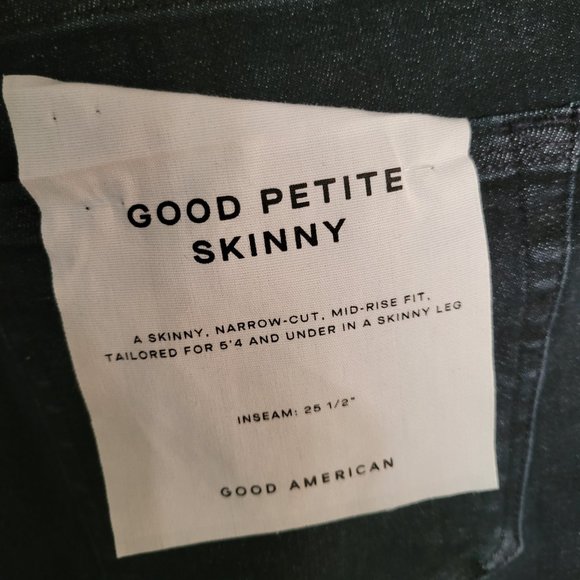 Size 14-18 Good American NWT Petite Skinny Jeans - Picture 4 of 6